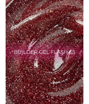 Гель Builder Gel Flash Edlen №65 30 мл світловідбиваючий 